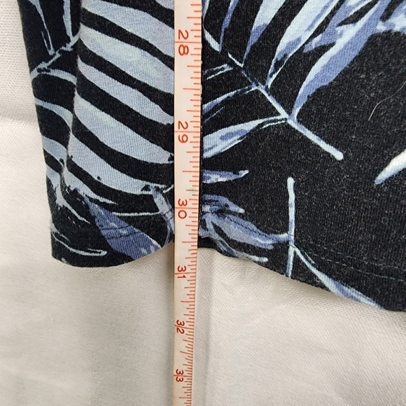 J Jill Wearever Collection Full Leg Tropical Print Lounge Pants Size Medium - Picture 4 of 6